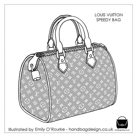 louis vuitton speedy bag flat sketch|louis vuitton speedy bag used.